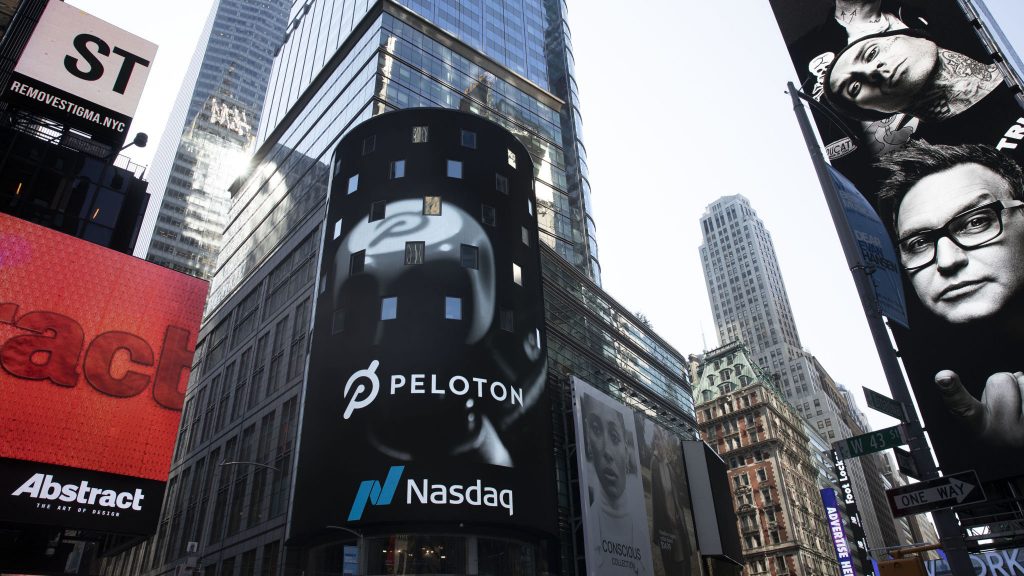 top stock market news today (peloton stock)